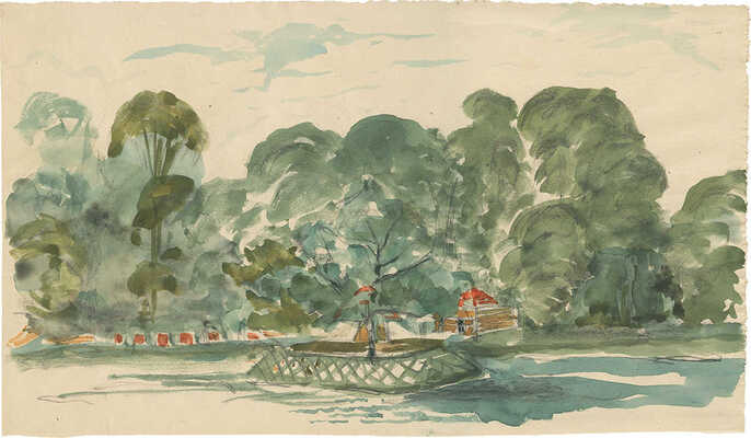 Тарханов Михаил Михайлович. В парке